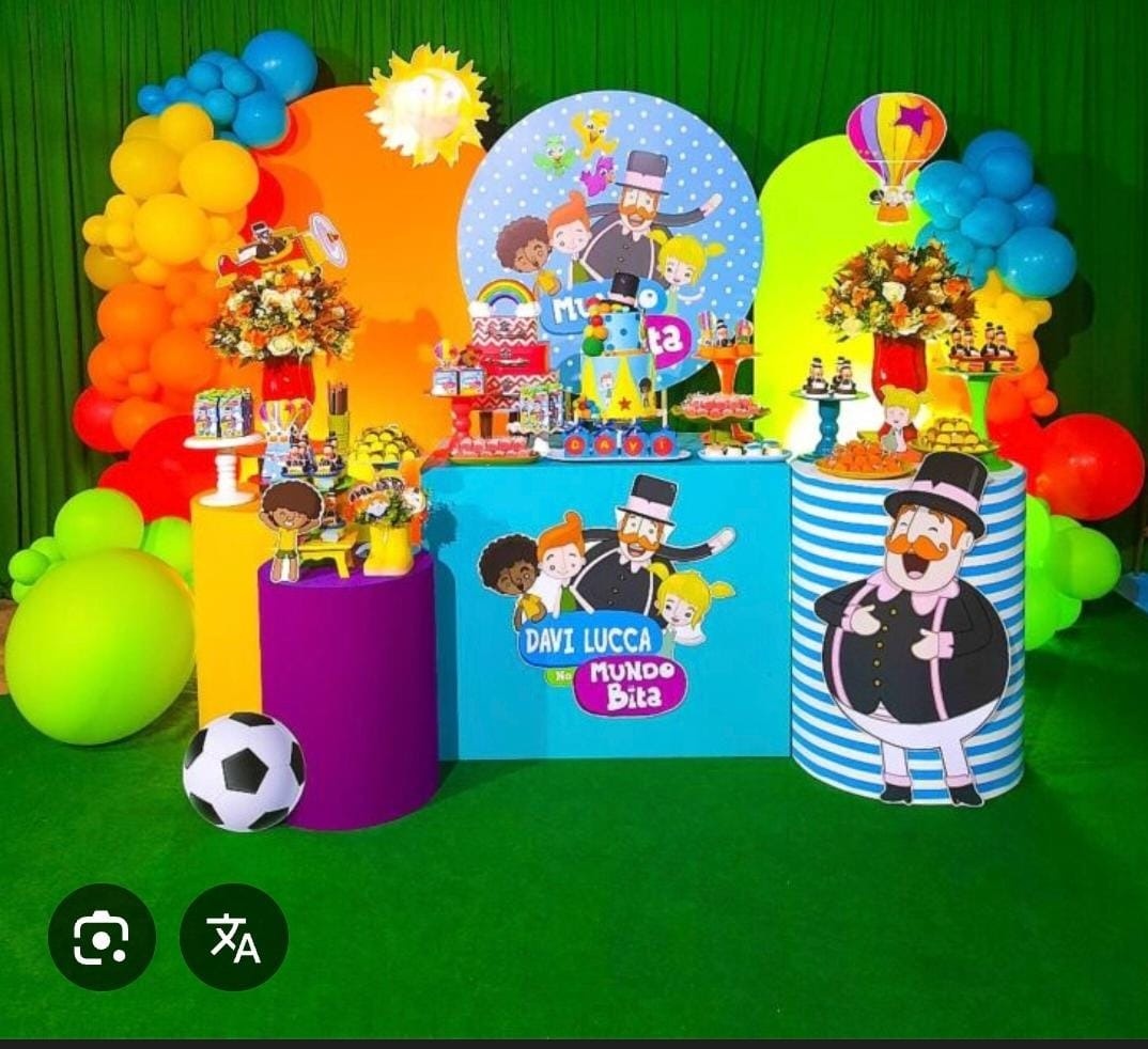 Decoração Mundo Bita  - Fazendo a Festa