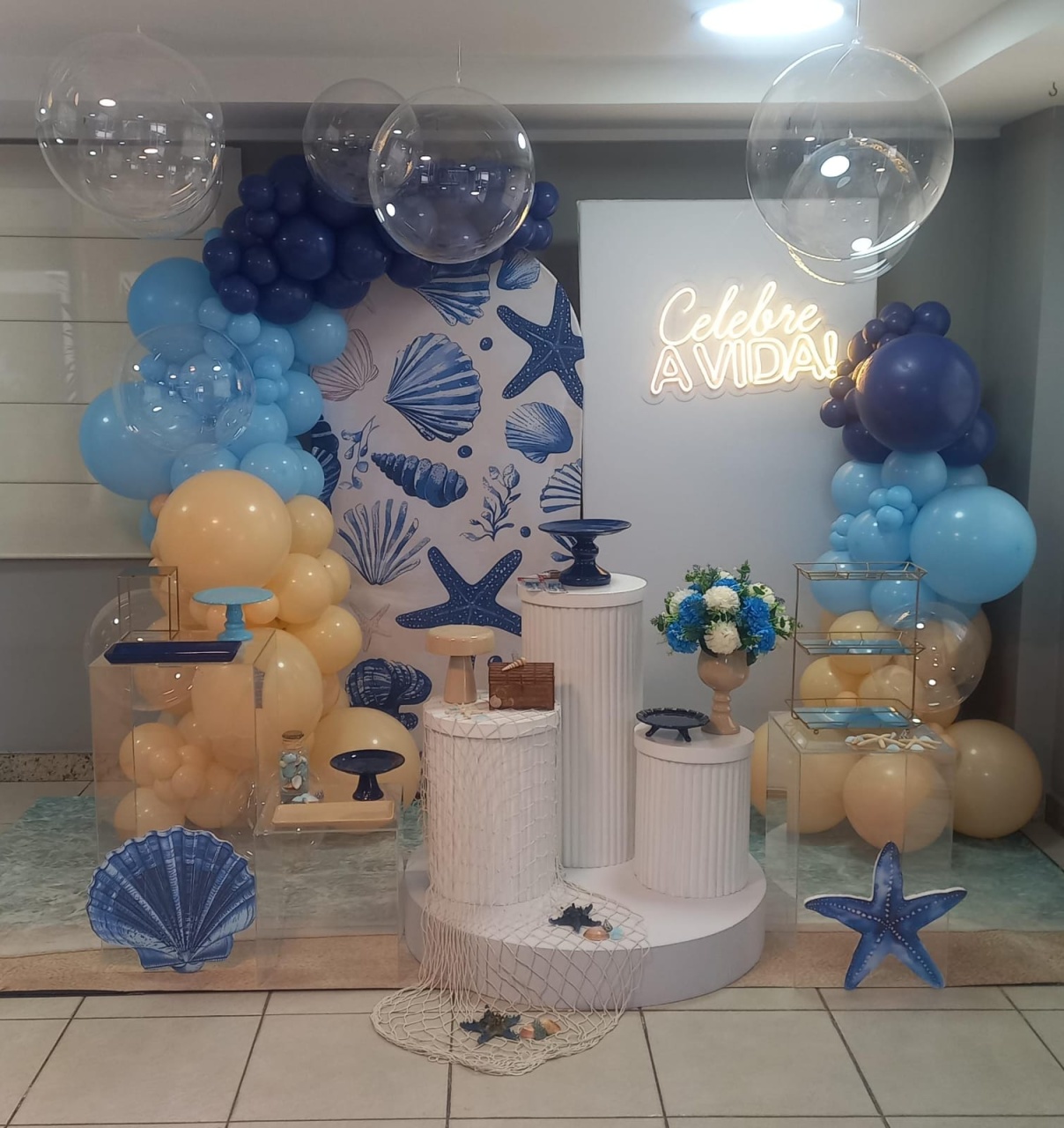 Decoração Praia  - Fazendo a Festa