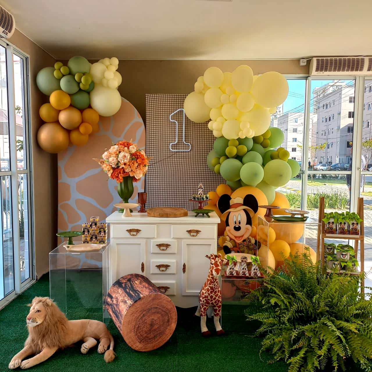 Decoração Safari Do Mickey 3 - Fazendo a Festa
