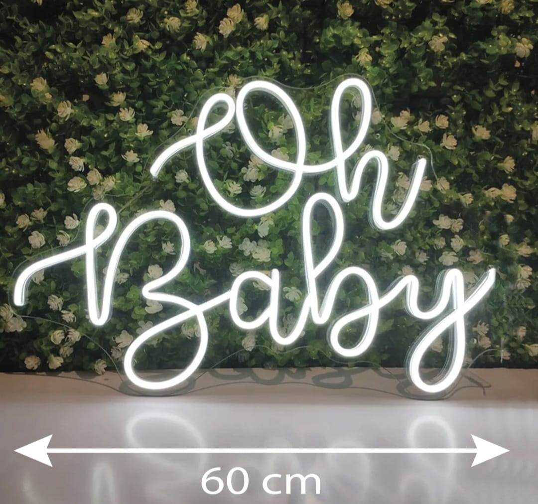 Letreiro Oh Baby - Fazendo a Festa