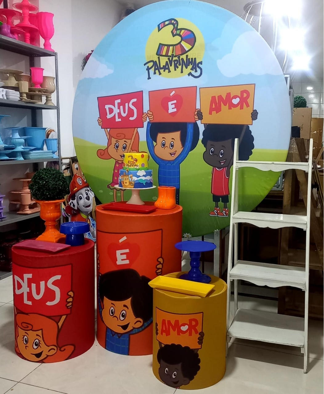 Kit 3 Palavrinhas Menino - Fazendo a Festa