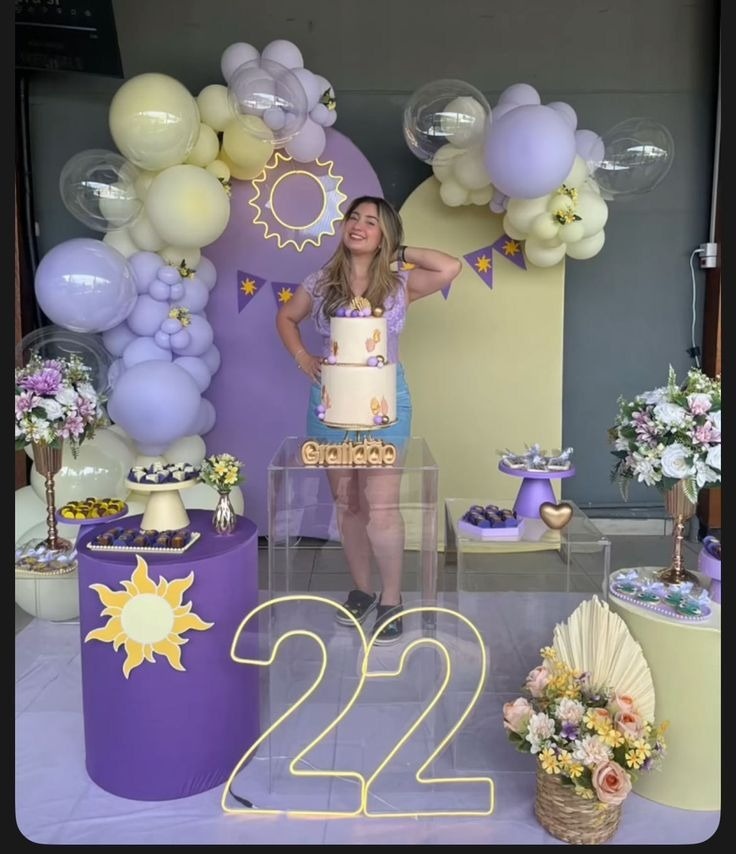 Decoração Lilás E Pastel - Fazendo a Festa