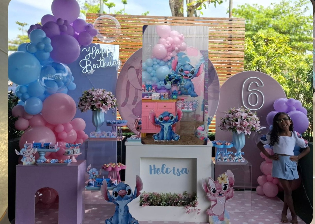 Decoração Stitch - Fazendo a Festa