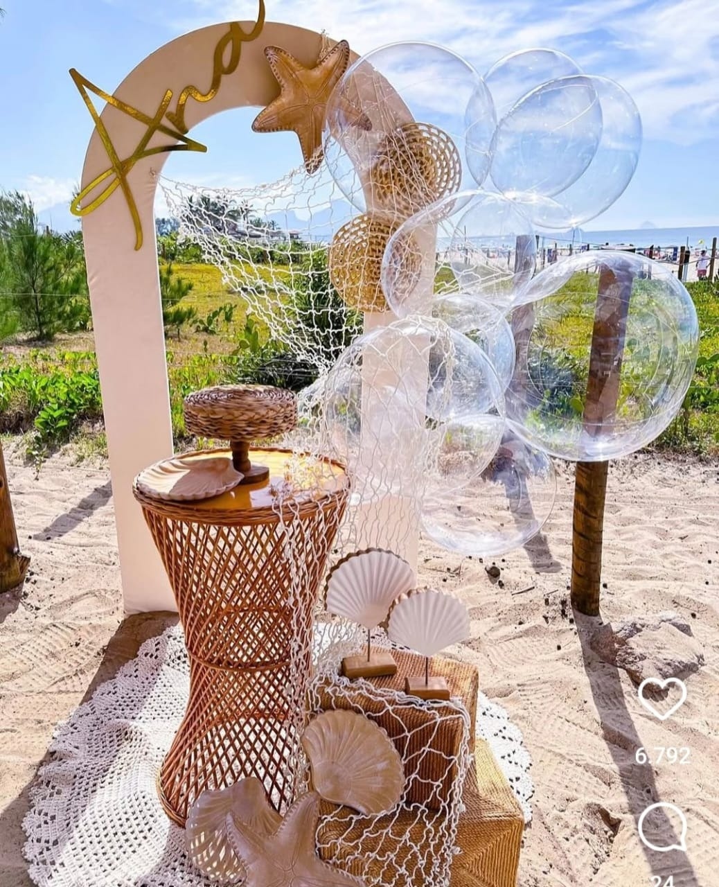 Decoração Praia  - Fazendo a Festa