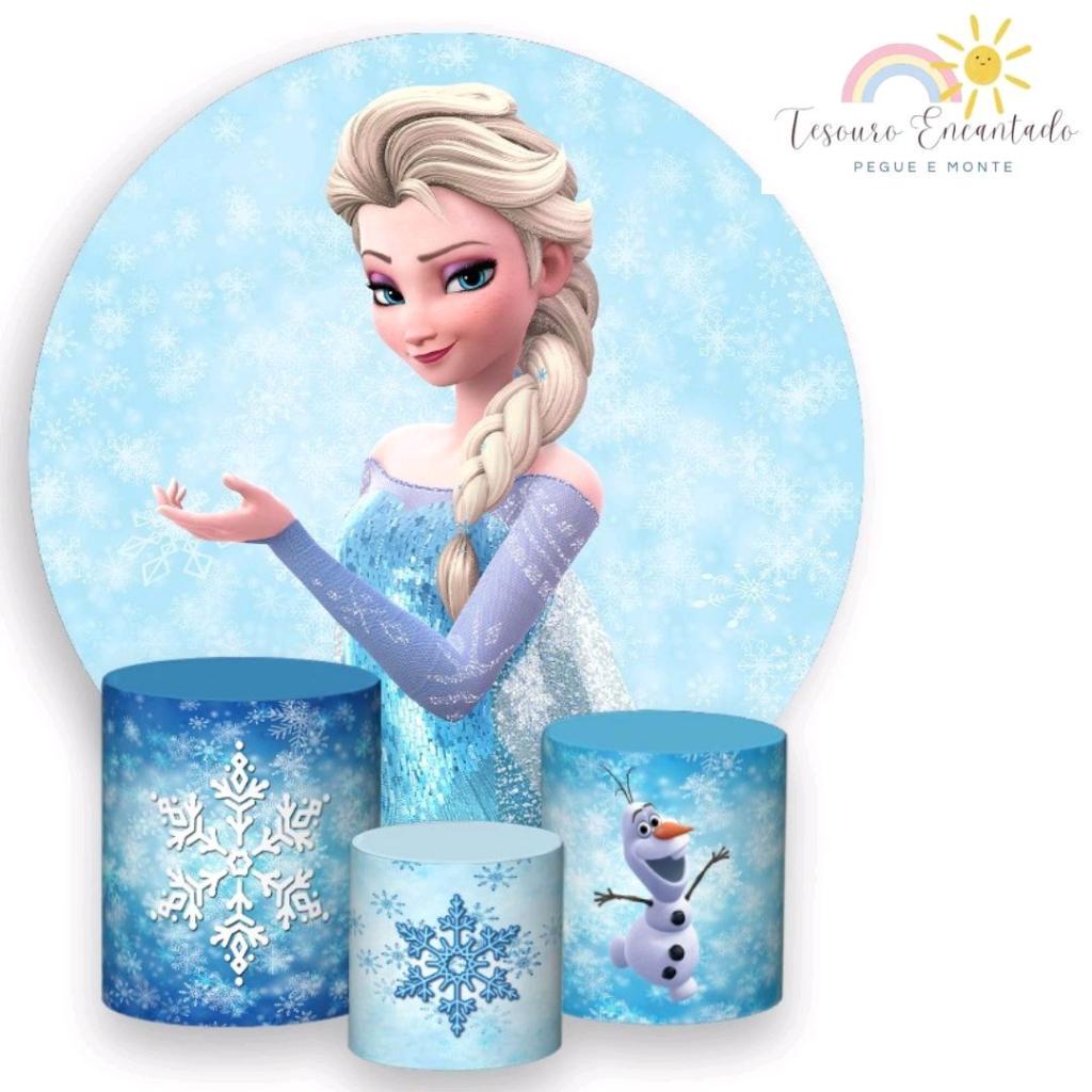 Kit Frozen Elza - Pegue e Monte Tesouro Encantando