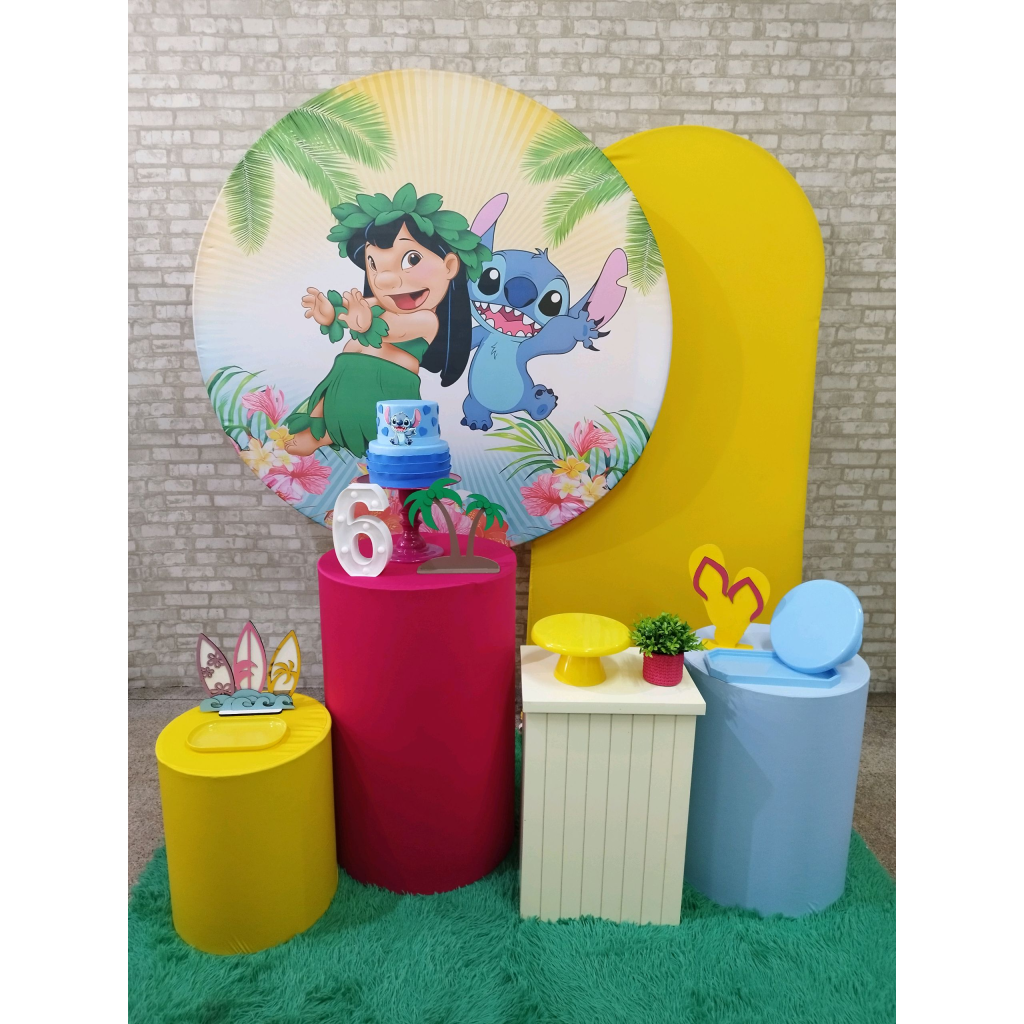 Kit Lilo E Stitch - Pegue e Monte Tesouro Encantando