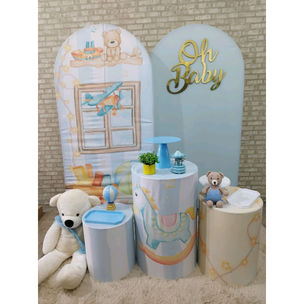 Kit Chá de Bebê Brinquedo - Pegue e Monte Tesouro Encantando