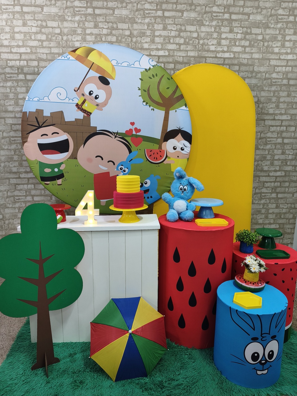 Kit Turma da Mônica Toy - Pegue e Monte Tesouro Encantando