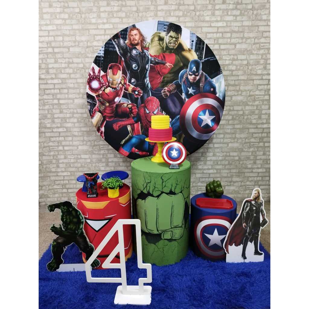 Kit Vingadores Super Herois - Pegue e Monte Tesouro Encantando