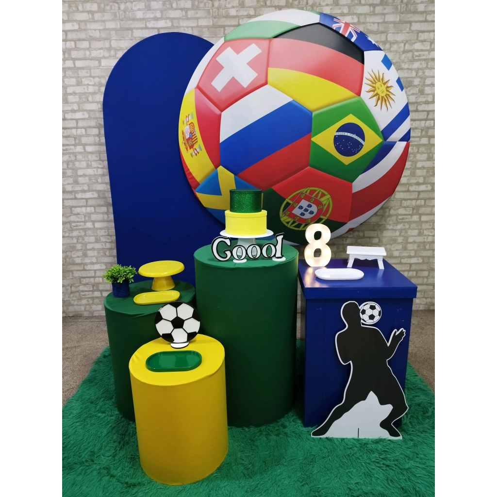 Kit 2 Futebol Brasil Copa - Pegue e Monte Tesouro Encantando