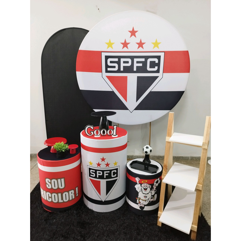 Kit Futebol Time São Paulo - Pegue e Monte Tesouro Encantando