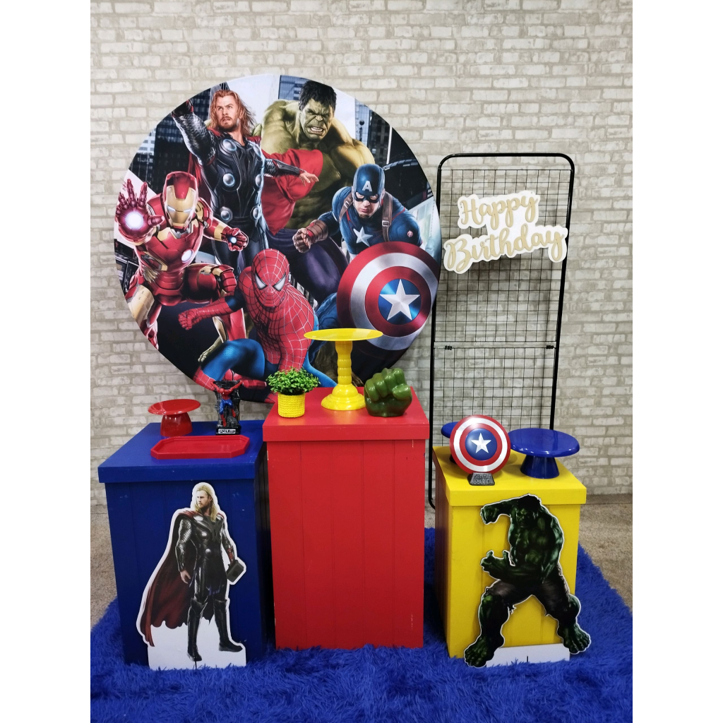 Kit Vingadores Super Herois - Pegue e Monte Tesouro Encantando