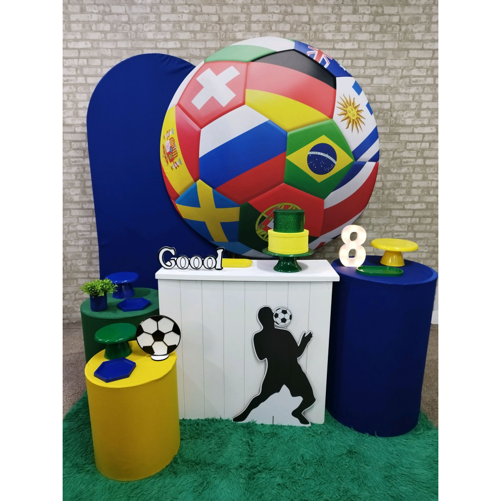 Kit 2 Futebol Brasil Copa - Pegue e Monte Tesouro Encantando