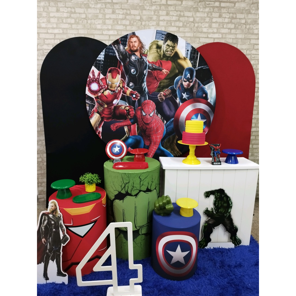 Kit Vingadores Super Herois - Pegue e Monte Tesouro Encantando