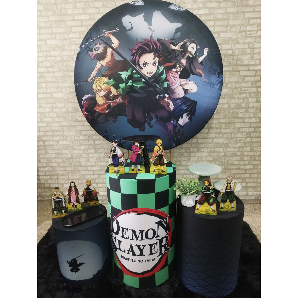 Kit Demon Slayer - Pegue e Monte Tesouro Encantando