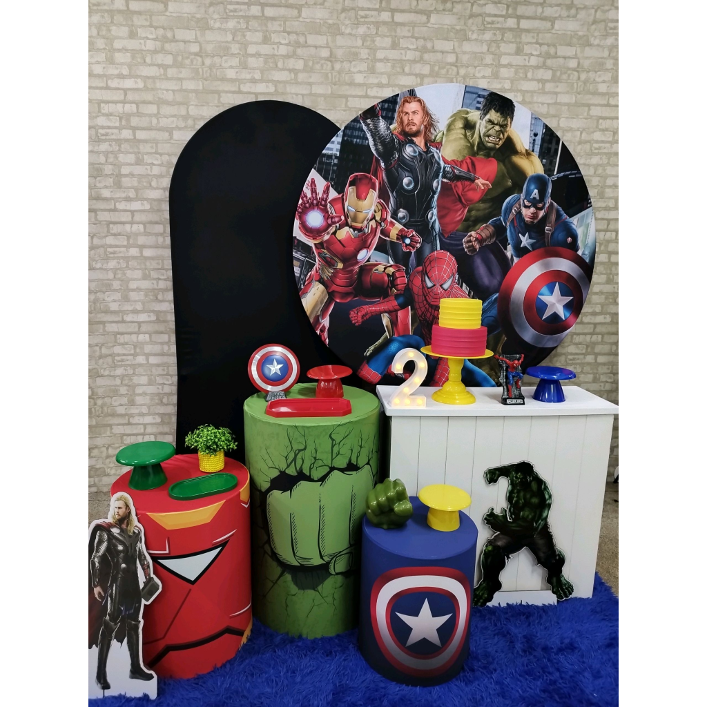 Kit Vingadores Super Herois - Pegue e Monte Tesouro Encantando