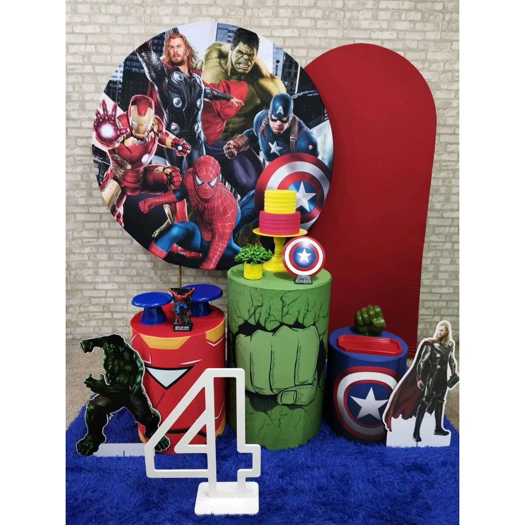 Kit Vingadores Super Herois - Pegue e Monte Tesouro Encantando