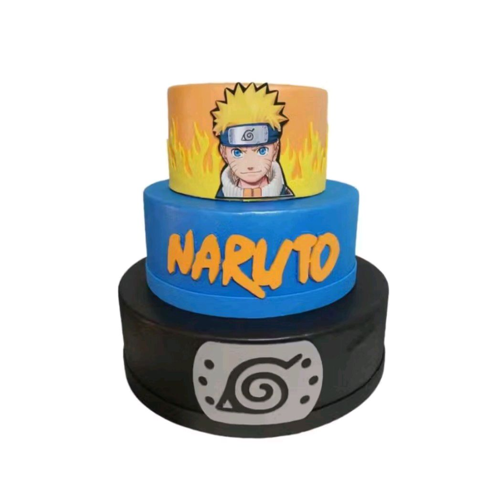 Bolo Fake Naruto - Pegue e Monte Tesouro Encantando