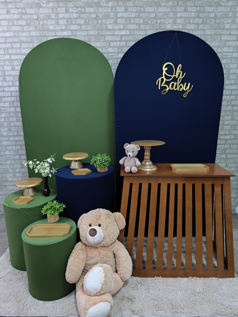 Kit Chá de Bebê - Pegue e Monte Tesouro Encantado