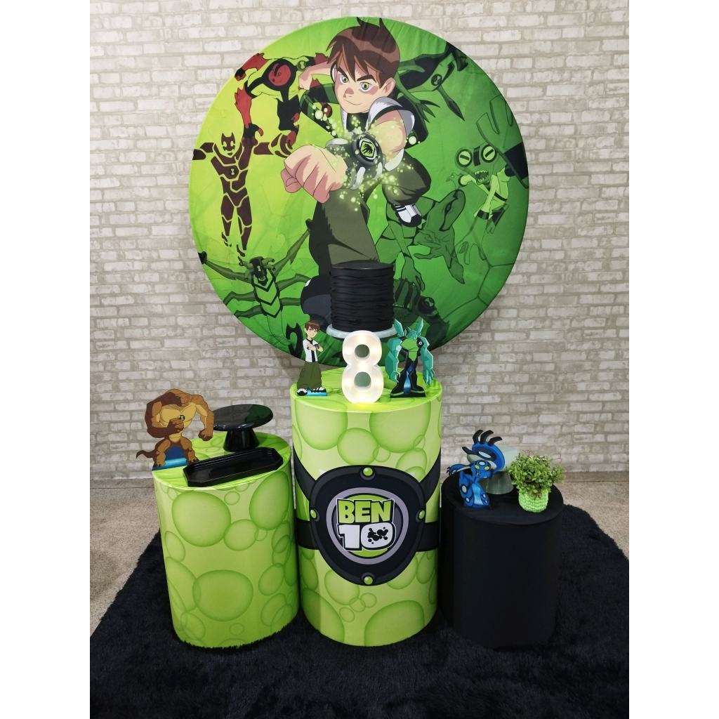 Kit Ben 10 - Pegue e Monte Tesouro Encantando
