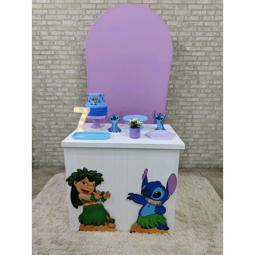 Kit Lilo E Stitch - Pegue e Monte Tesouro Encantando