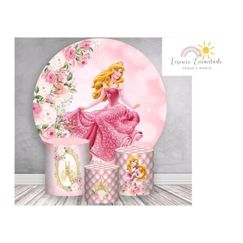 Kit Princesa Aurora - Pegue e Monte Tesouro Encantando