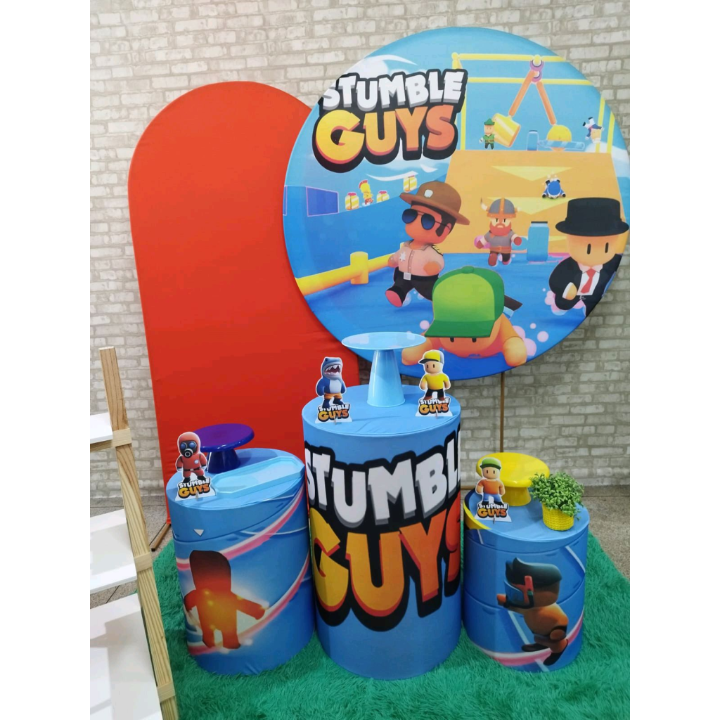 Kit Stumble Guys - Pegue e Monte Tesouro Encantando