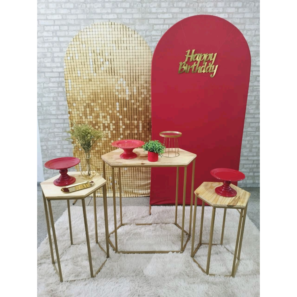 Kit Vermelho E Dourado - Pegue e Monte Tesouro Encantando