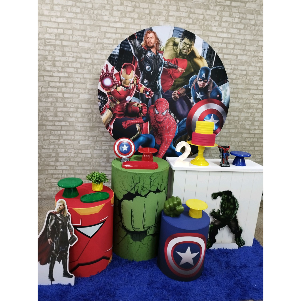 Kit Vingadores Super Herois - Pegue e Monte Tesouro Encantando