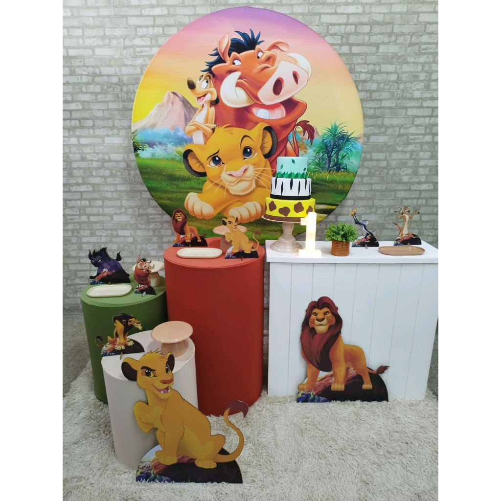 Kit Rei Leão - Pegue e Monte Tesouro Encantando
