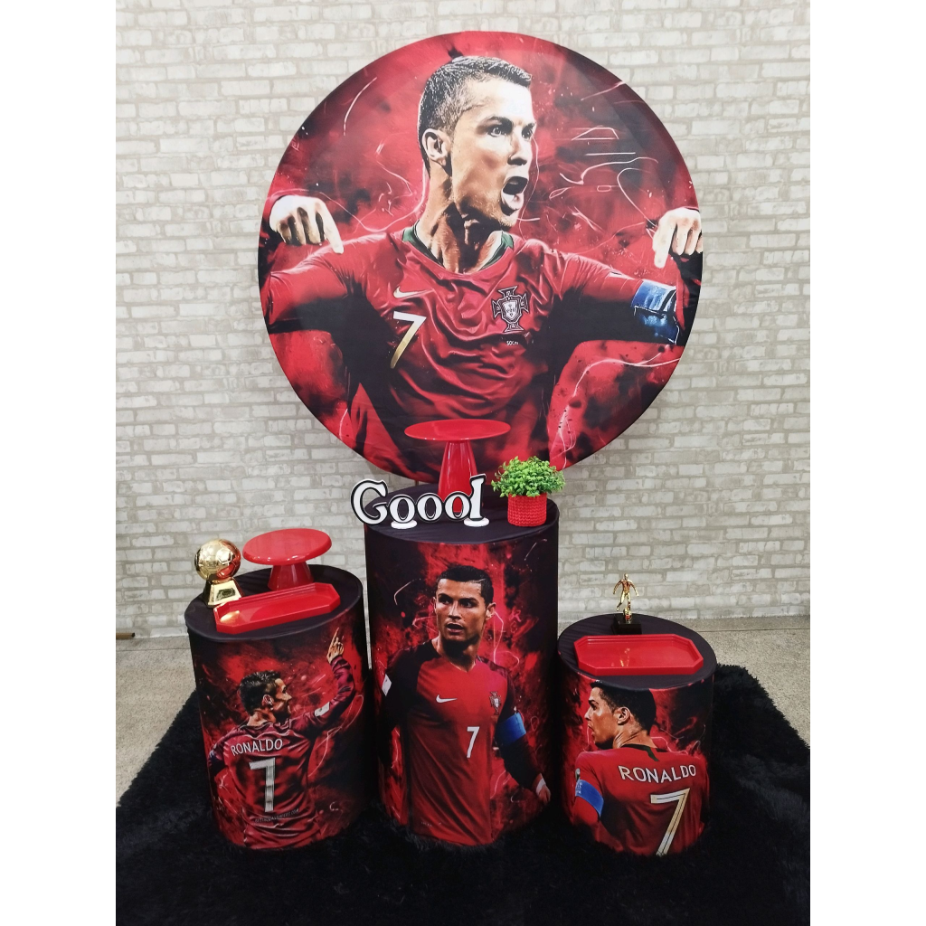 Kit Futebol Cristiano Ronaldo - Pegue e Monte Tesouro Encantando