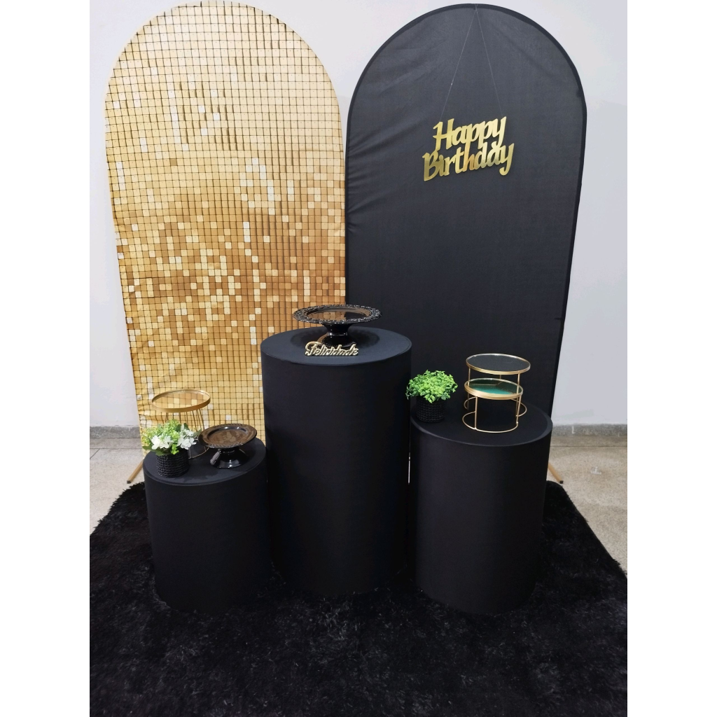 Kit Preto E Dourado - Pegue e Monte Tesouro Encantando