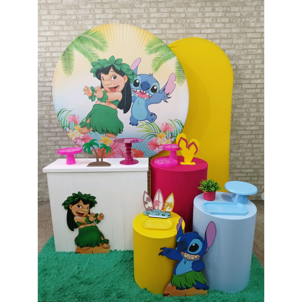 Kit Lilo E Stitch - Pegue e Monte Tesouro Encantando