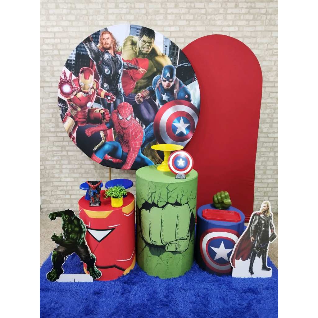 Kit Vingadores Super Herois - Pegue e Monte Tesouro Encantando