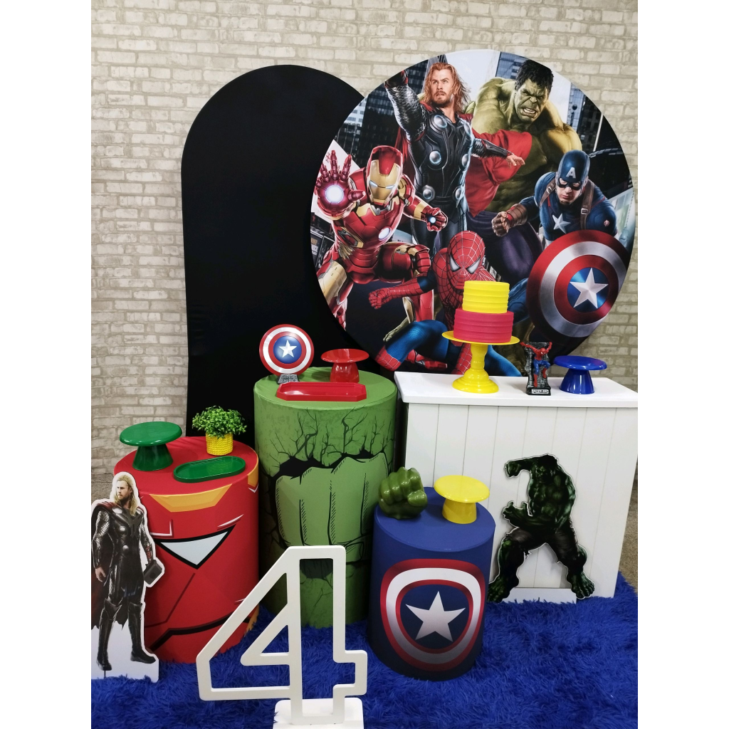 Kit Vingadores Super Herois - Pegue e Monte Tesouro Encantando