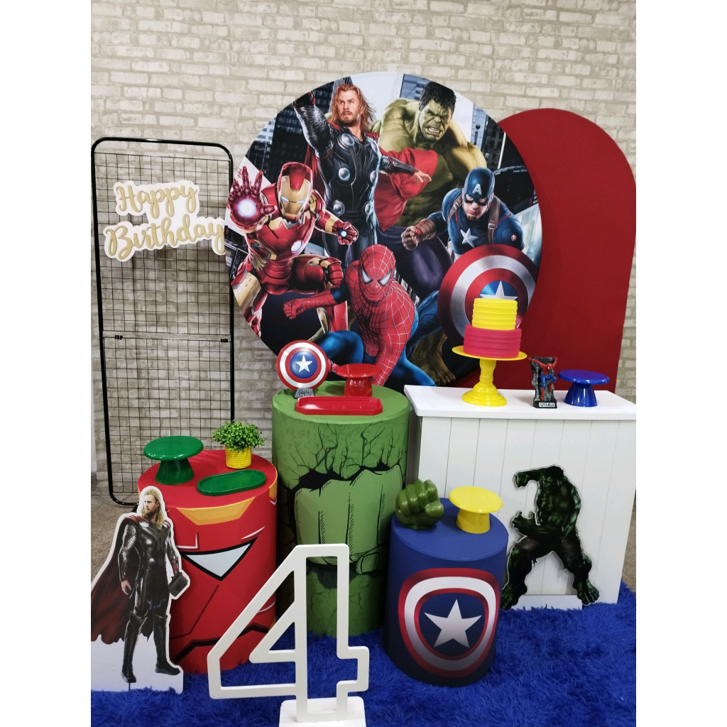 Kit Vingadores Super Herois - Pegue e Monte Tesouro Encantando