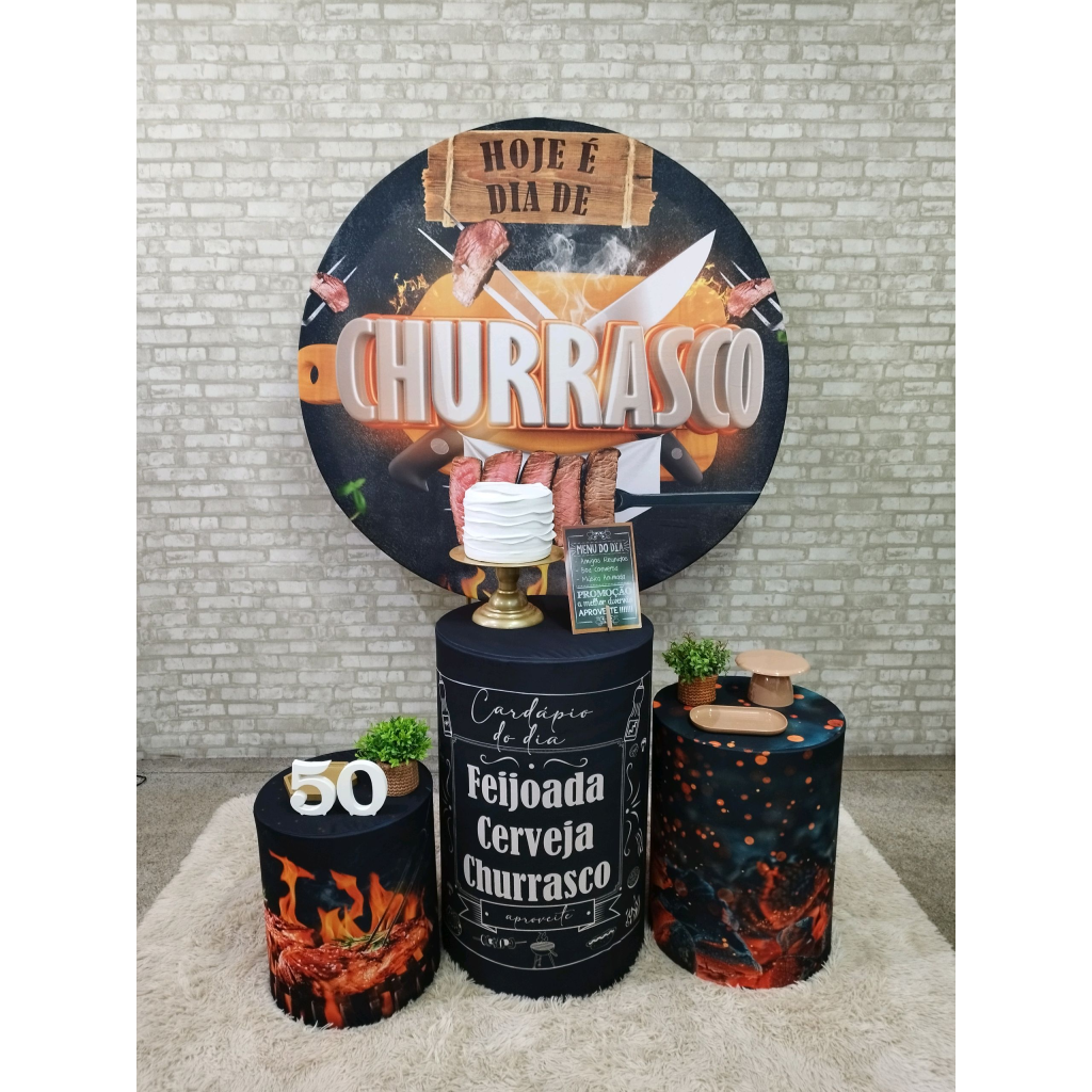 Kit Churrasco - Pegue e Monte Tesouro Encantando