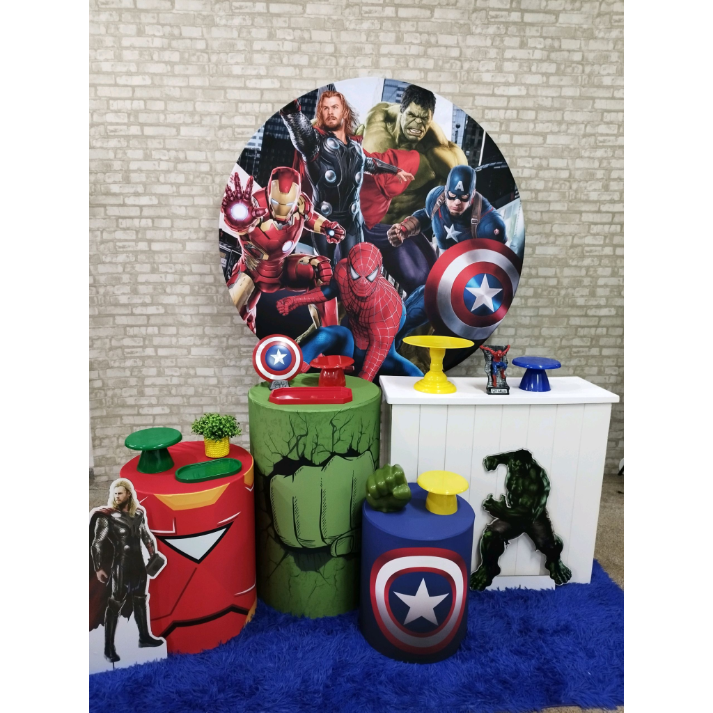 Kit Vingadores Super Herois - Pegue e Monte Tesouro Encantando