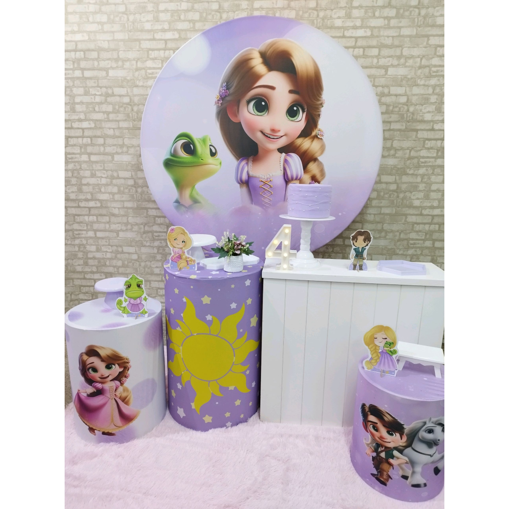 Kit Rapunzel - Pegue e Monte Tesouro Encantando
