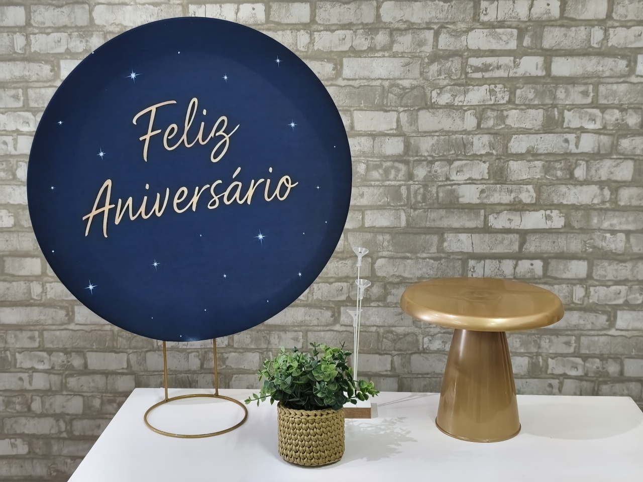 Mini Kit Feliz Aniversário Azulão Adulto - Pegue e Monte Tesouro Encantado