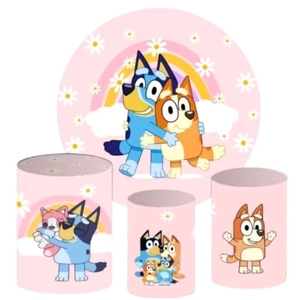 Kit Bluey Menina - Pegue e Monte Tesouro Encantando
