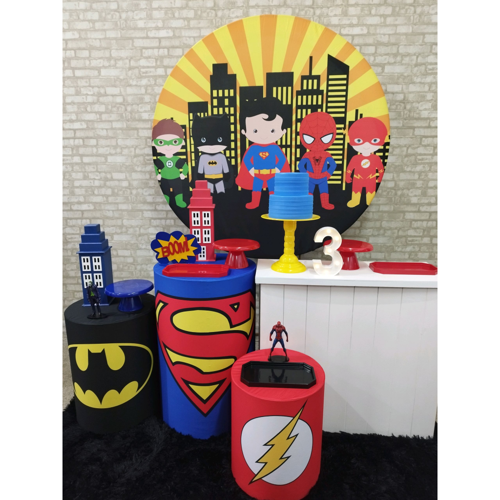 Kit Super Heróis - Pegue e Monte Tesouro Encantando