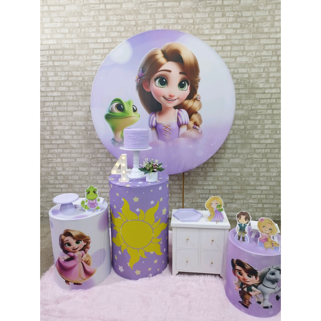 Kit Rapunzel - Pegue e Monte Tesouro Encantando