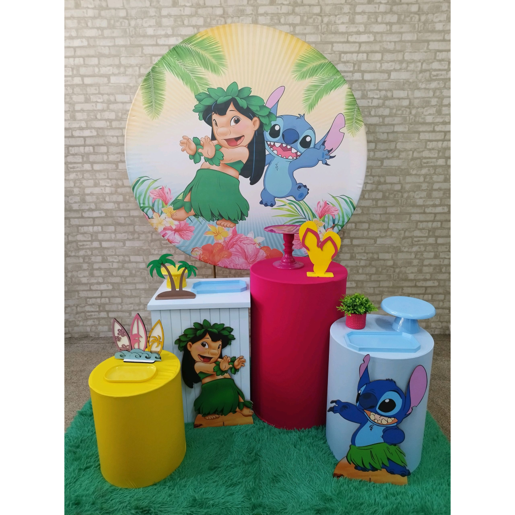 Kit Lilo E Stitch - Pegue e Monte Tesouro Encantando