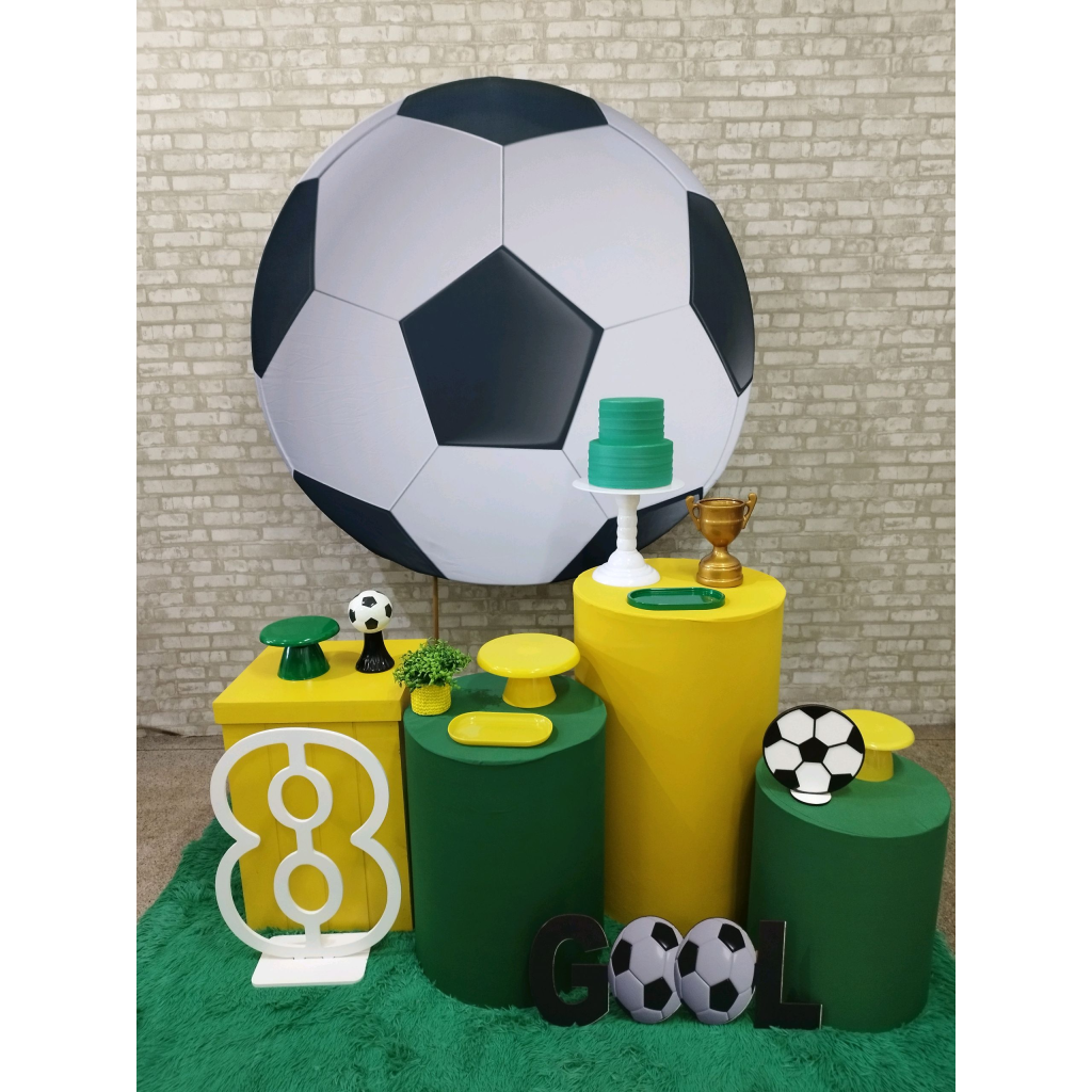 Kit 1 Futebol Brasil Copa - Pegue e Monte Tesouro Encantando