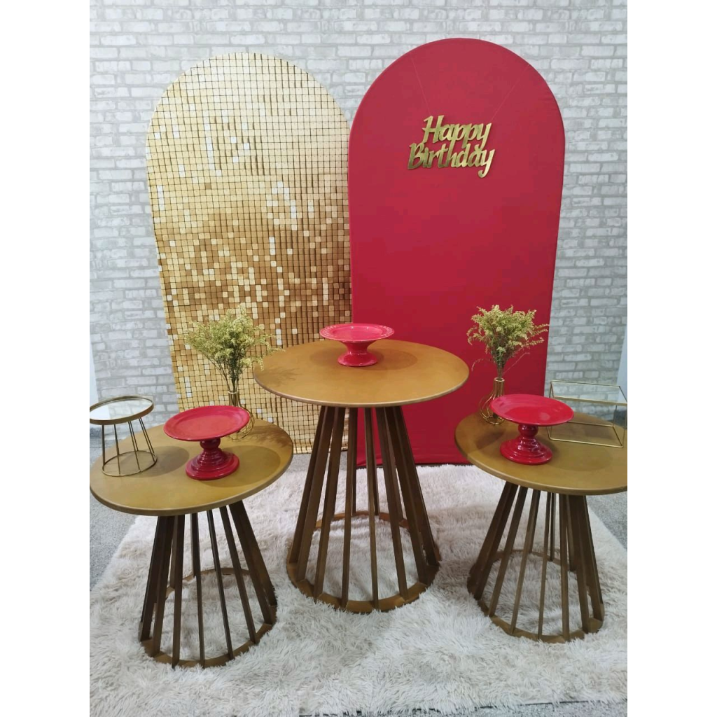 Kit Vermelho E Dourado - Pegue e Monte Tesouro Encantando
