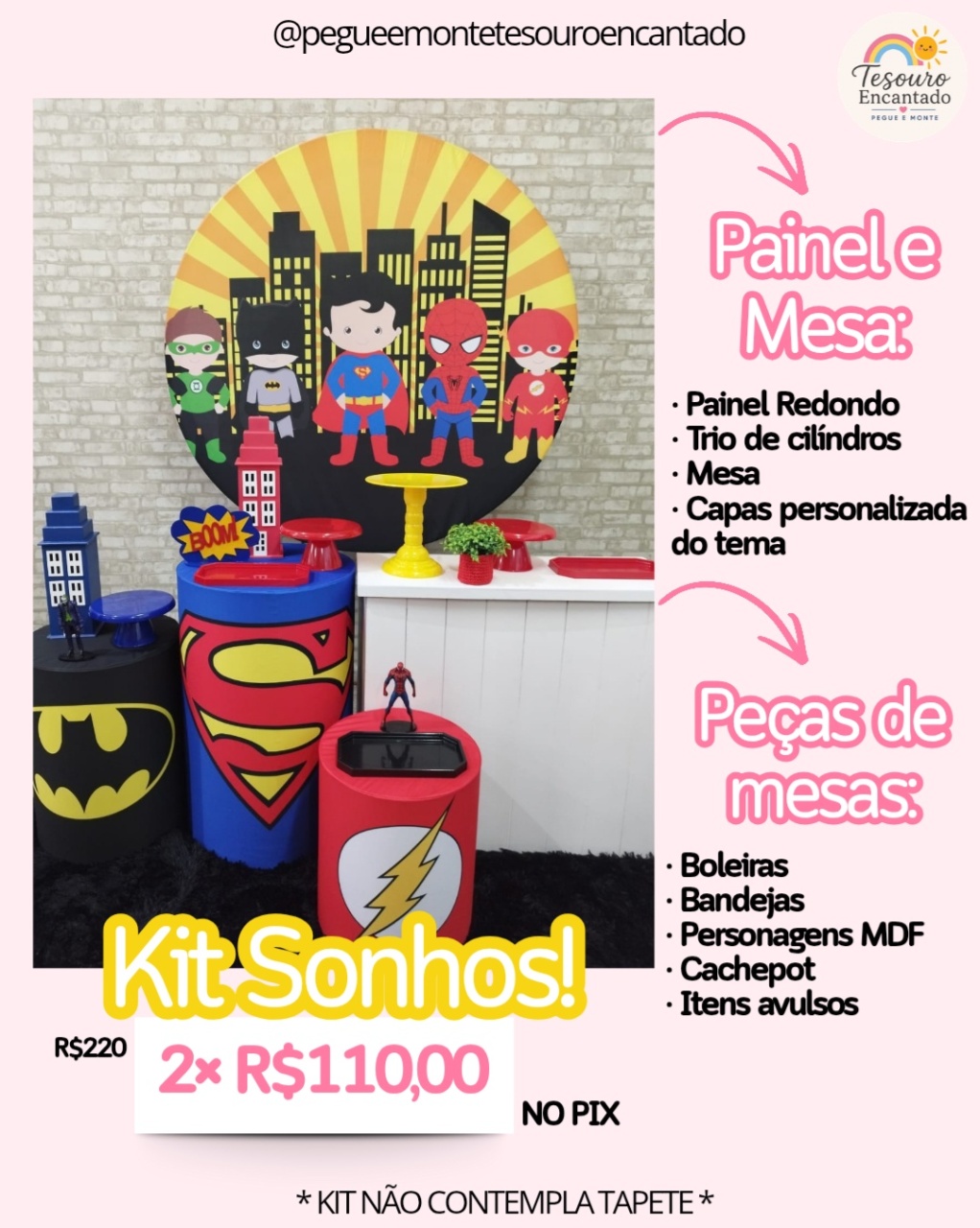 Kit Sonhos - Pegue e Monte Tesouro Encantado