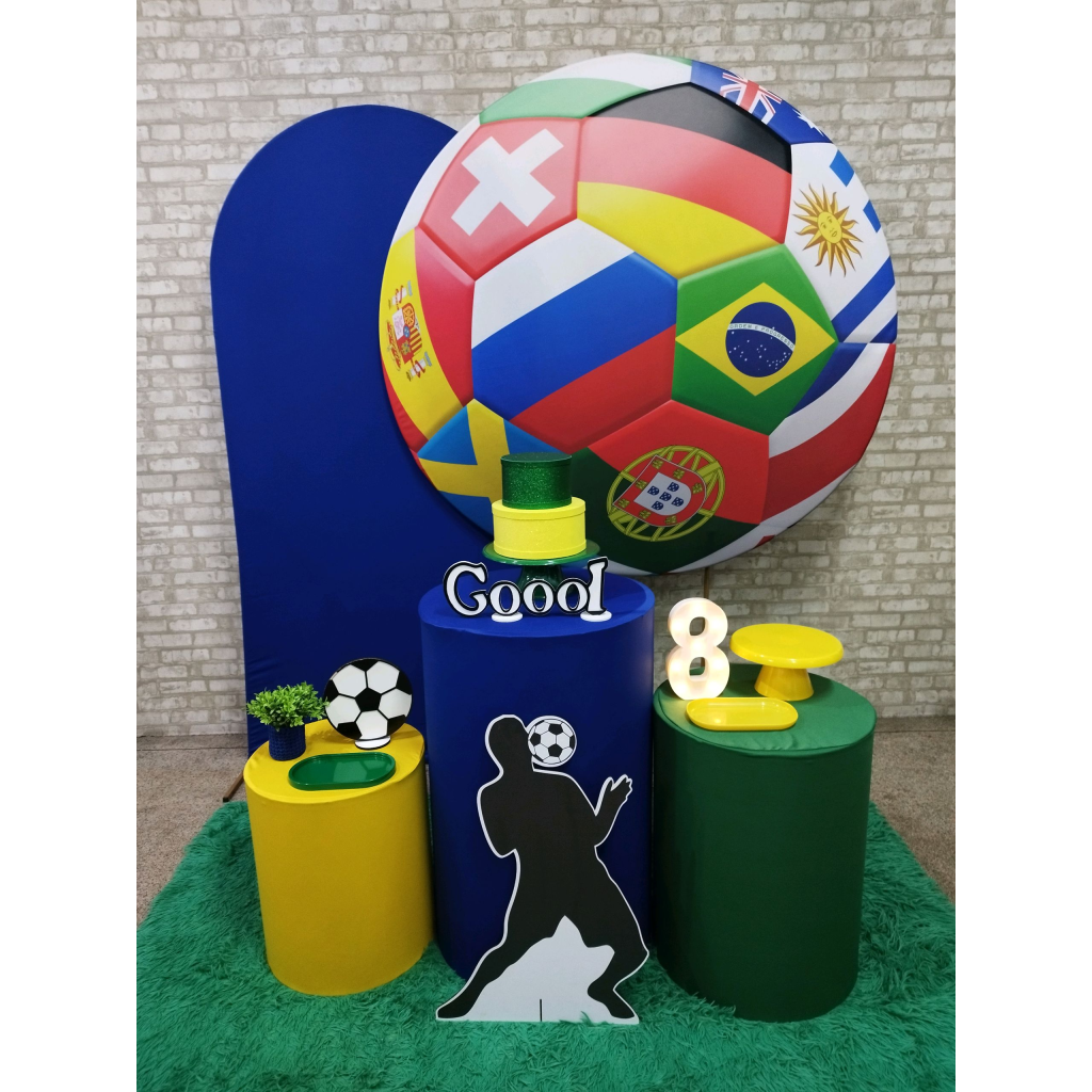 Kit 2 Futebol Brasil Copa - Pegue e Monte Tesouro Encantando