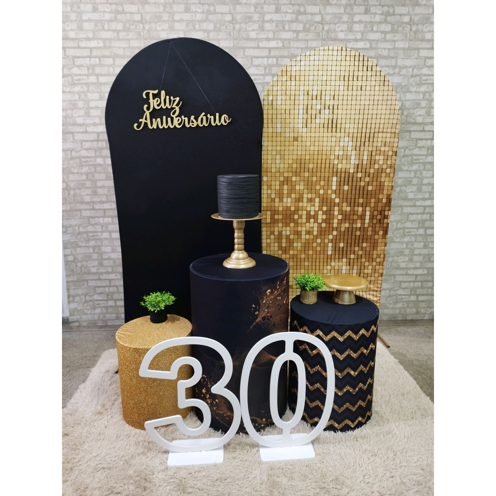 Kit Preto E Dourado - Pegue e Monte Tesouro Encantando