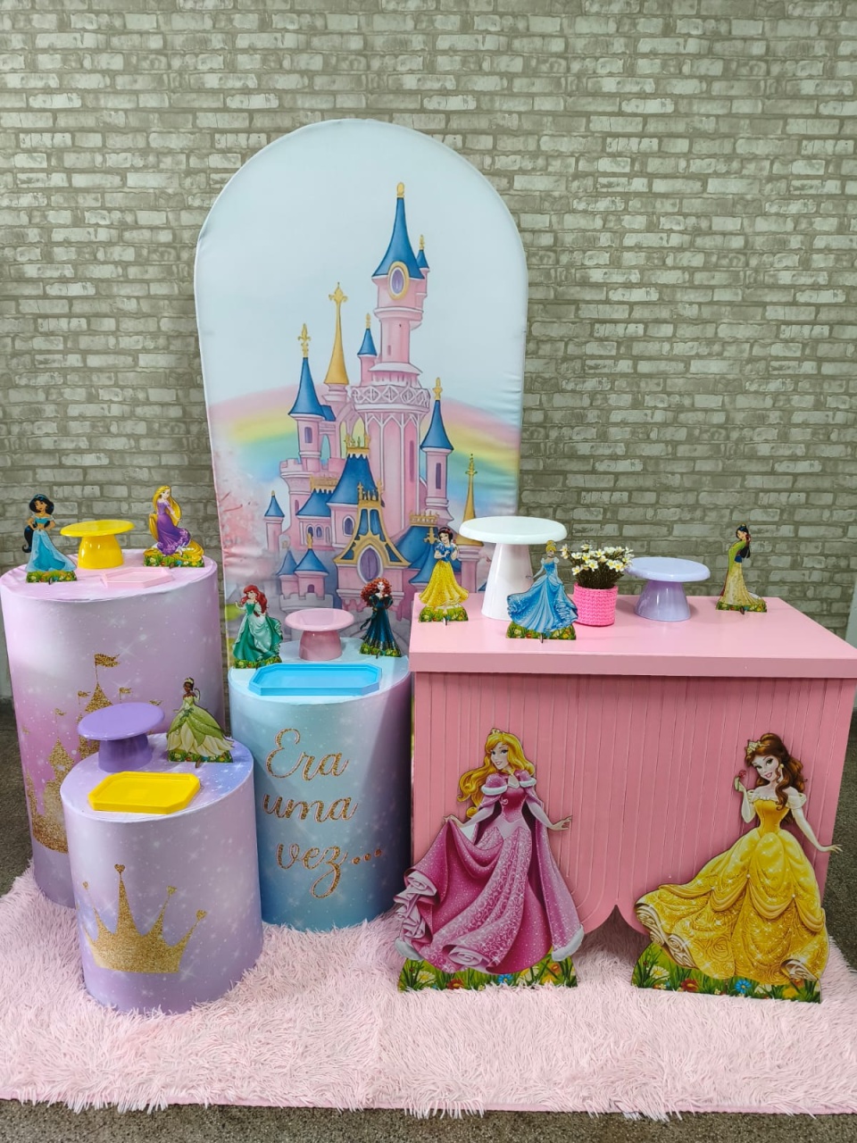 Kit Princesas - Pegue e Monte Tesouro Encantado